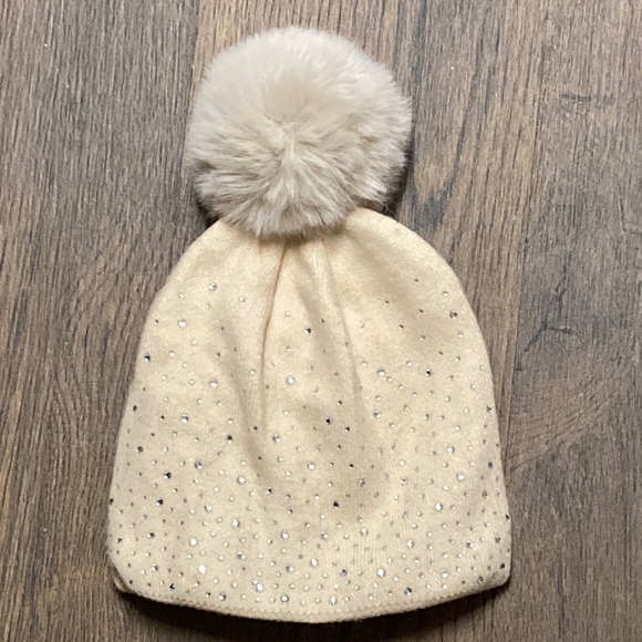 Rhinestone Knit Hat - Picture 3 of 8